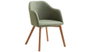 Vierfuß-Stuhl Charly Grün