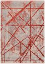 Musterring Webteppich Aritzona Rot-Grau 160 x 230 cm