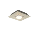 Grossmann 1-flg LED Deckenlampe Karree Titan