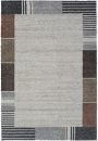 Webteppich Kalahari Weiß-Braun-Braun 133 x 195 cm
